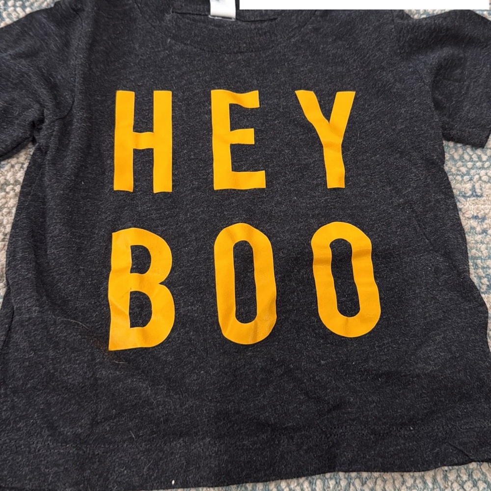 Kids Graphic Tee - Charcoal and Yellow